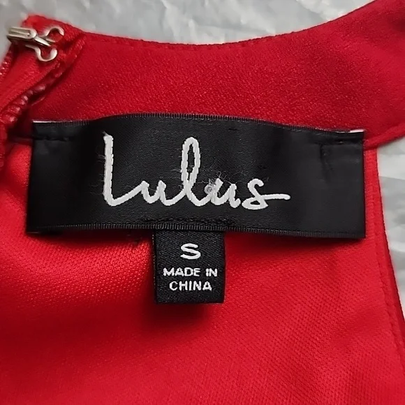 Lulus Little Red Dress - Picture 6 of 7